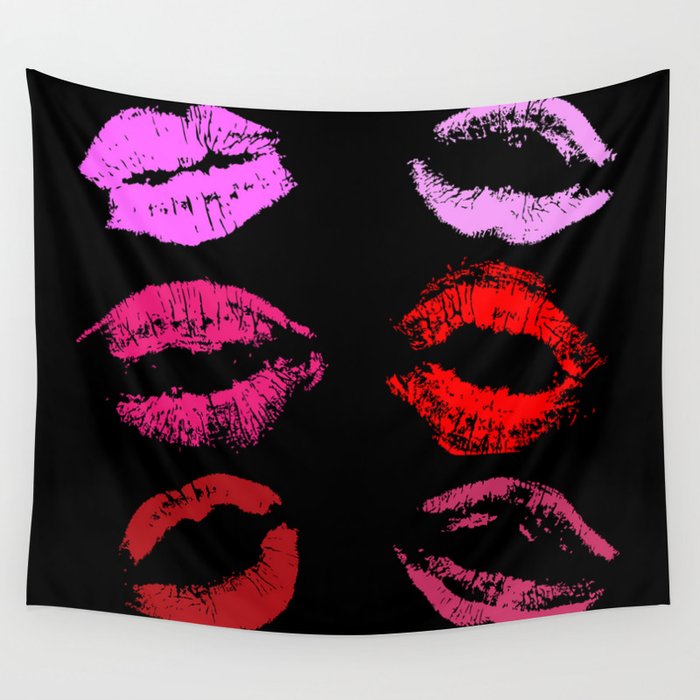 lips Wall Tapestry