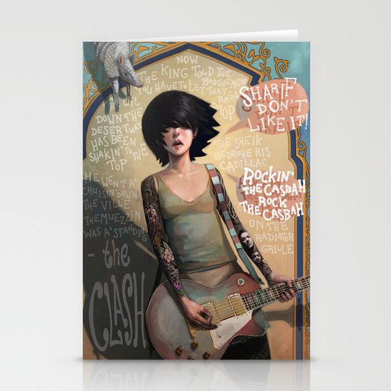 Rock the Casbah Stationery Cards
