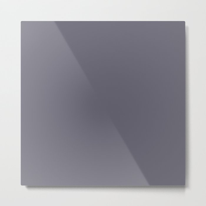 Gray-Purple Punch Metal Print