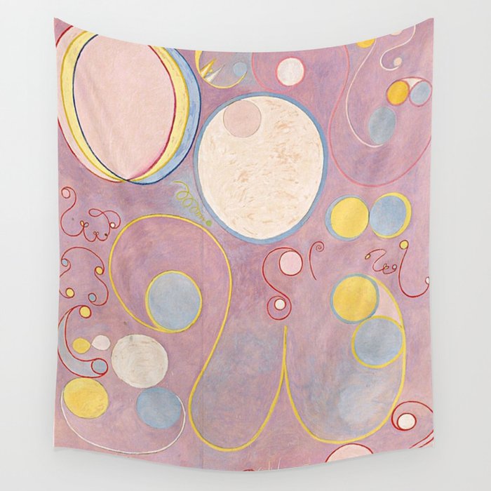 Hilma af Klint The Ten Largest No. 8 Adulthood Wall Tapestry