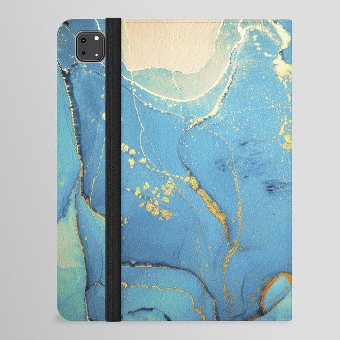 Modern and elegant marble texture patterns iPad Folio Case