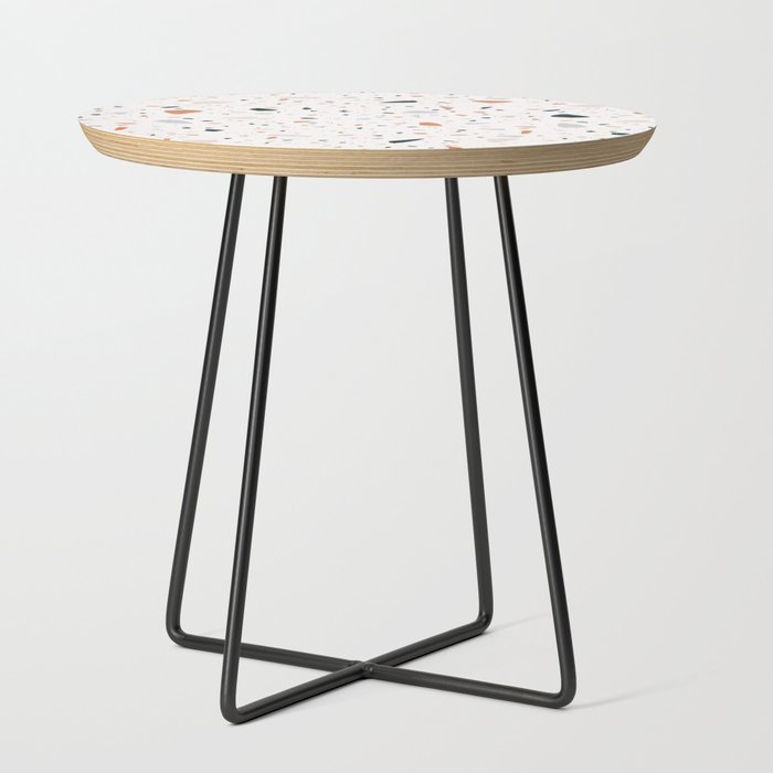 Terrazzo + Copper Side Table