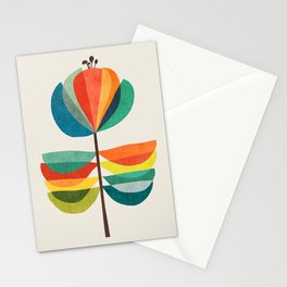 Whimsical Bloom Stationery Card