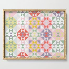 Field Quilt Serving Tray