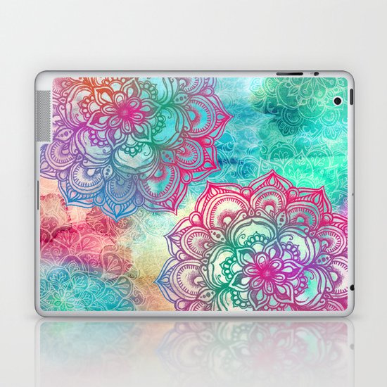 Round & Round the Rainbow Laptop & iPad Skin