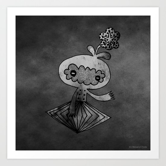 spaceman (Analog Fetish Monsters) Art Print