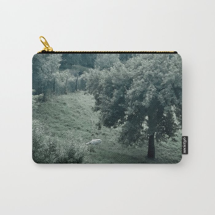 Forest landscape with goat Carry-All Pouch