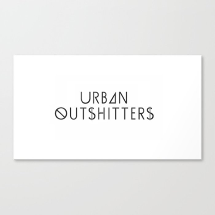 Urban Out$hitter$ Logo Canvas Print