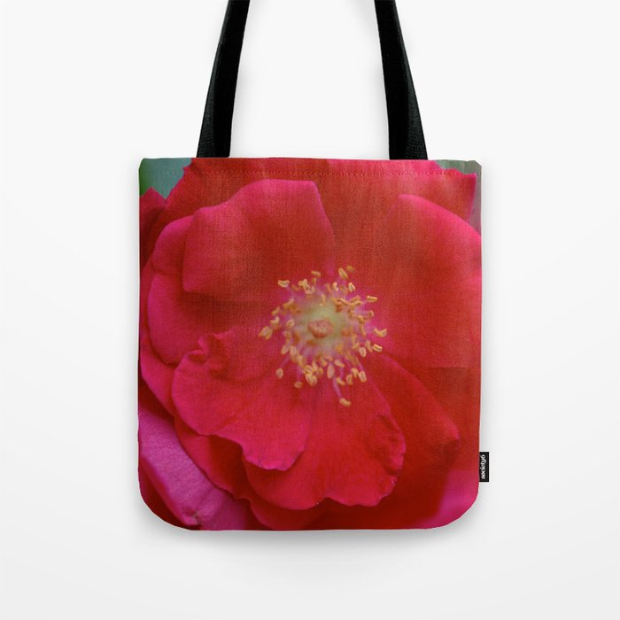Red Bloom Tote Bag