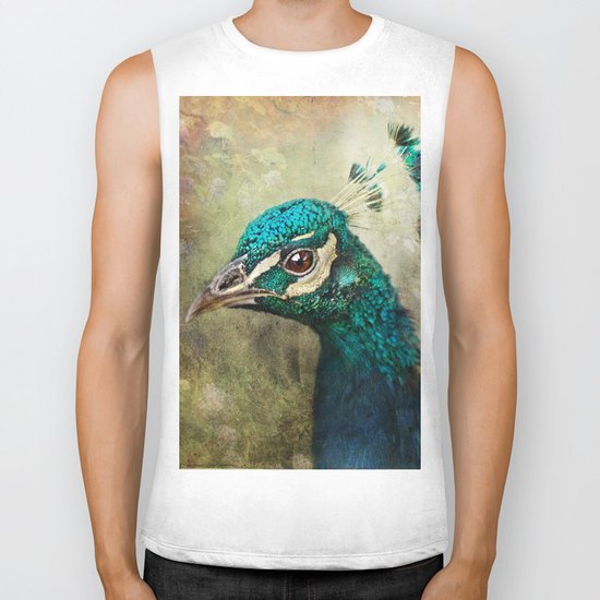 Peacock Biker Tank