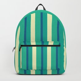 Bettina Colorful Stripes Pattern 002#037 Backpack | Patterns, Nature, Stylish, Graphicdesign, Classic, Colorful, Geometric, Patterned, Abstract, Colors 