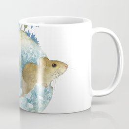 Field Mouse and Celestite Geode Coffee Mug