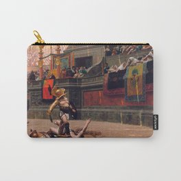 Jean-Léon Gérôme - Pollice Verso (Thumbs Down) Carry-All Pouch | Academicart, Canvas, History, Old, Illustration, Poster, Decor, Painting, Artprint, Vintage 
