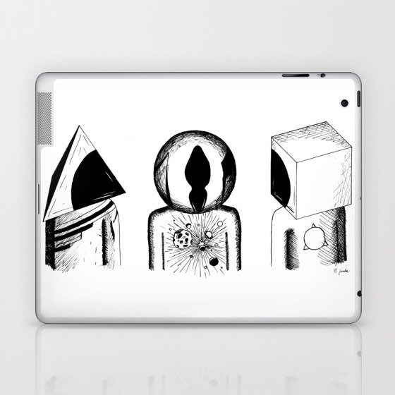 Freaky Spacemen Laptop & iPad Skin