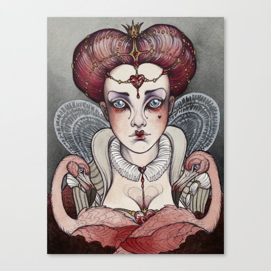 Queen of Hearts Canvas Print