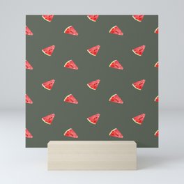 Trendy Summer Pattern with Melones Mini Art Print