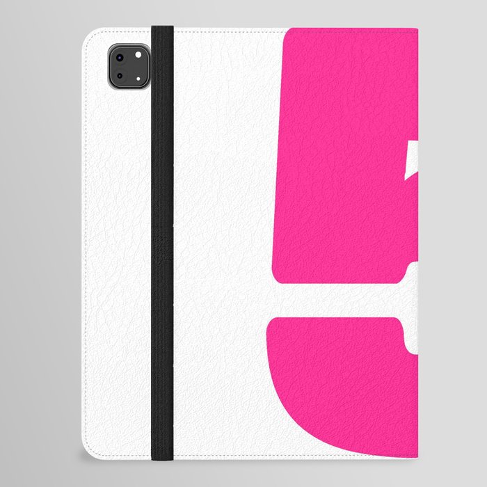 5 (Dark Pink & White Number) iPad Folio Case