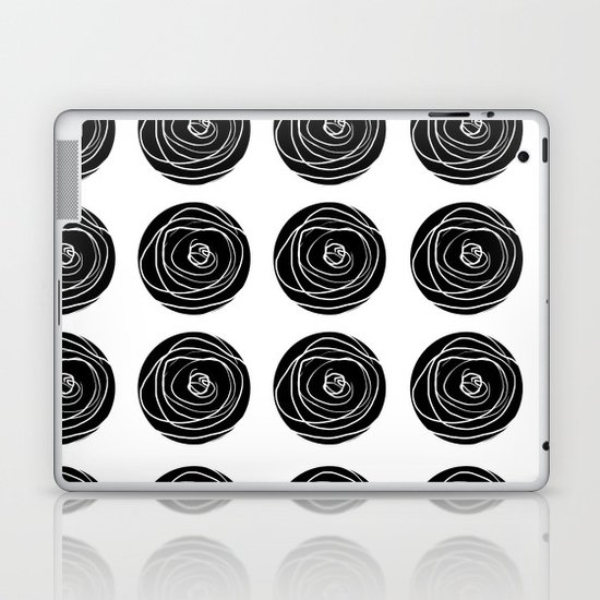 Swirly Dot Pattern Laptop & iPad Skin