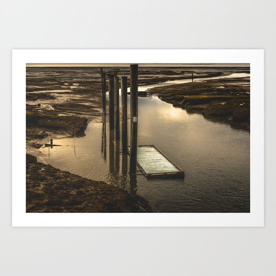 Washington Boat Launch Dock Art Print