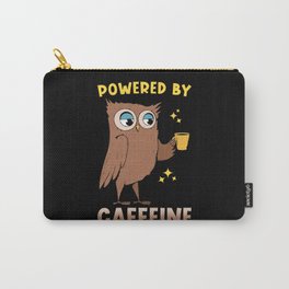Coffee Owl Powered by Caffeine Carry-All Pouch