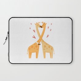 Giraffes in Love - A Valentine's Day Laptop Sleeve