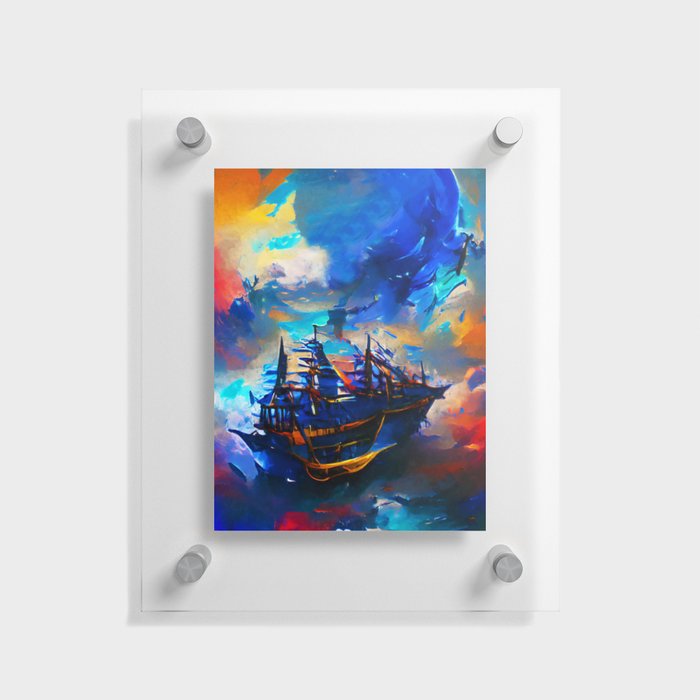 Saling to a Dream Floating Acrylic Print