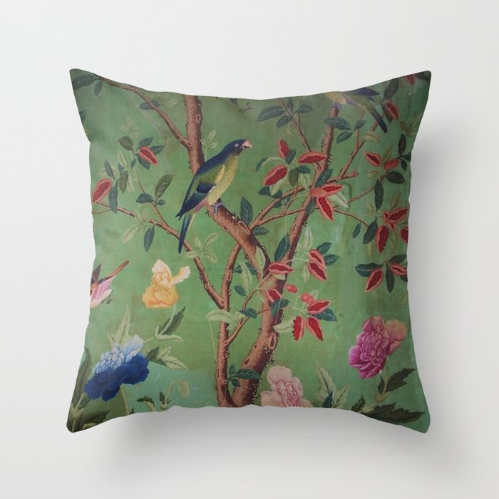 Green Dream Chinoiserie Deko-Kissen Green Dream Chinoiserie Deko-Kissen