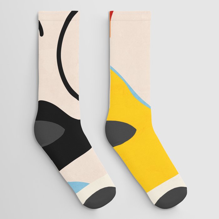 Shapes-Nude 5 Socks