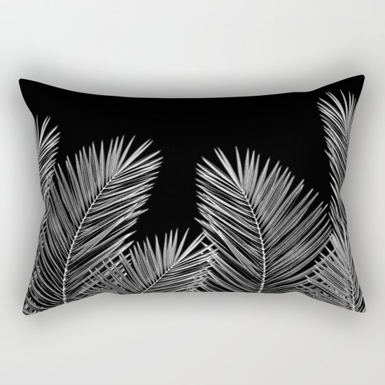 Dark Palm Skies Rectangular Pillow