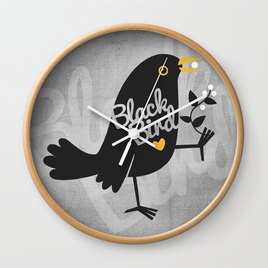 BlackBird Wall Clock