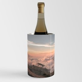 Sunrise above the clouds | Indonesian mountain landscape Wine Chiller
