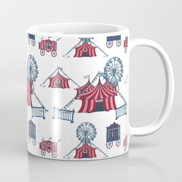 Circus Fun Pattern Art Coffee Mug