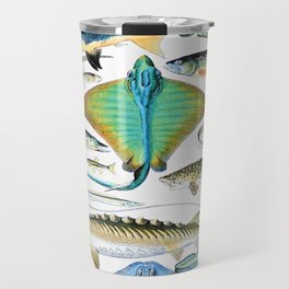 Adolphe Millot "Fishes" 2. Travel Mug