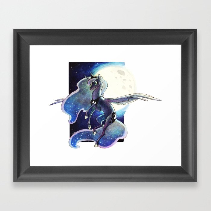 Moon Princess Framed Art Print