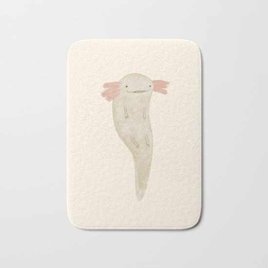 Floating Axolotl Bath Mat