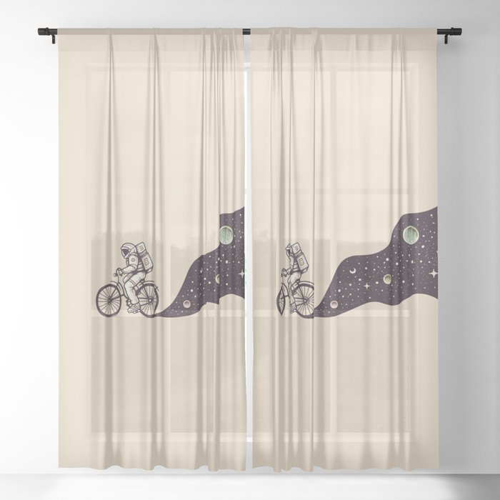 Cosmic Ride Sheer Curtain