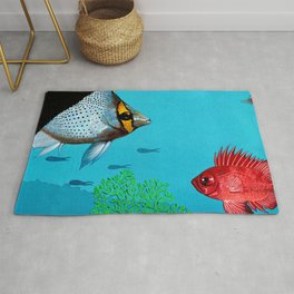 Butterfly & Bigeye fishes Rug