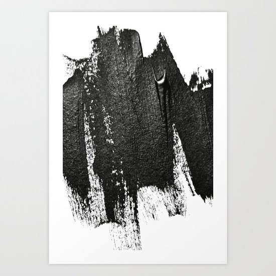 CONFIDENT - black , with no background Art Print