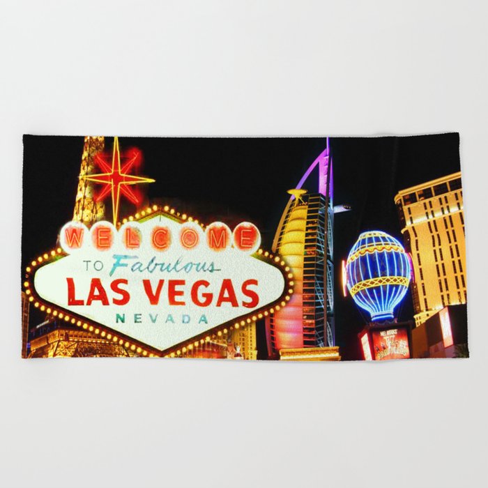 Living Las Vegas 2 Beach Towel By Ablaidaco Society6 Living Las Vegas 2 Beach Towel By