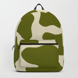 Green on Sage Cow Spots  Backpack