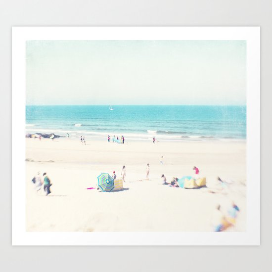 beach - happy life Art Print