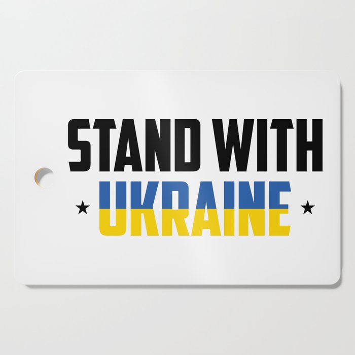 Stand With Ukraine Cutting Board