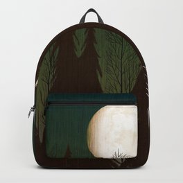 Into The Cold Winter Woods Backpack