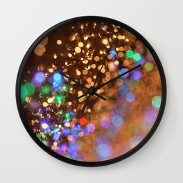 Chocolate Space Party Wall Clock