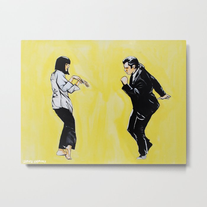 Pulp Fiction So Dance Good Metal Print By Scuzzyart Society6