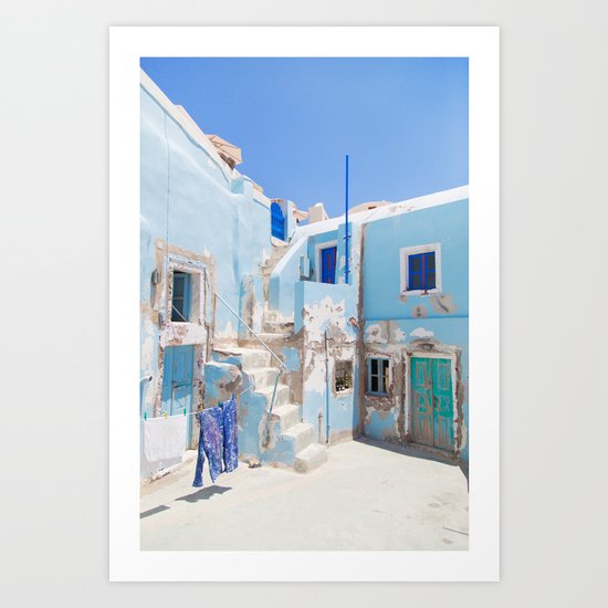 SANTORINI SERIES #1 Art Print