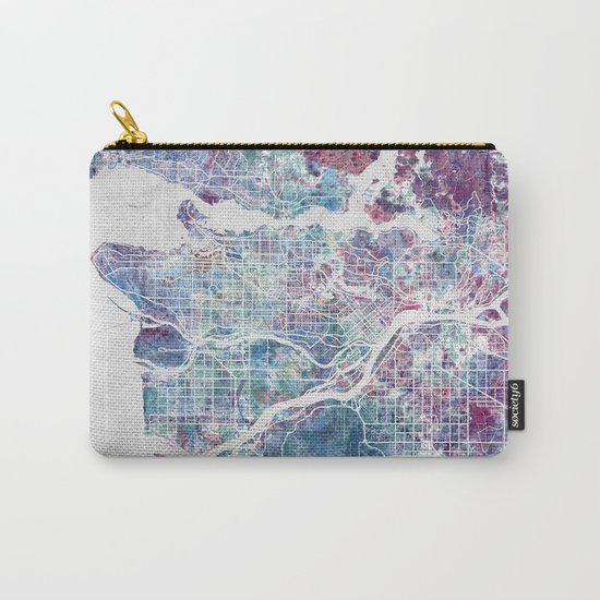 Vancouver map Carry-All Pouch