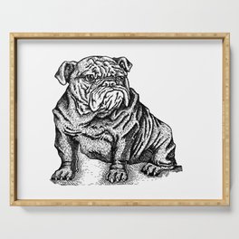 Sapphorica Creations- Philip the Bulldog Serving Tray