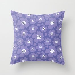 Lilac flowers Throw Pillow
