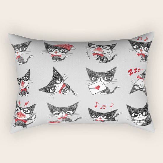 Cat Rectangular Pillow